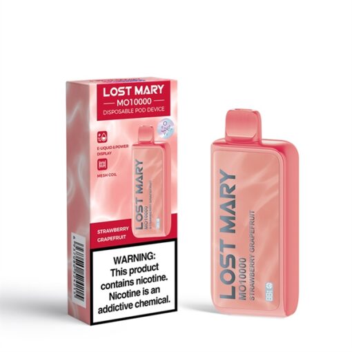 Lost Mary MO10000 Strawberry Grapefruit - Dâu Bưởi - 5%MG