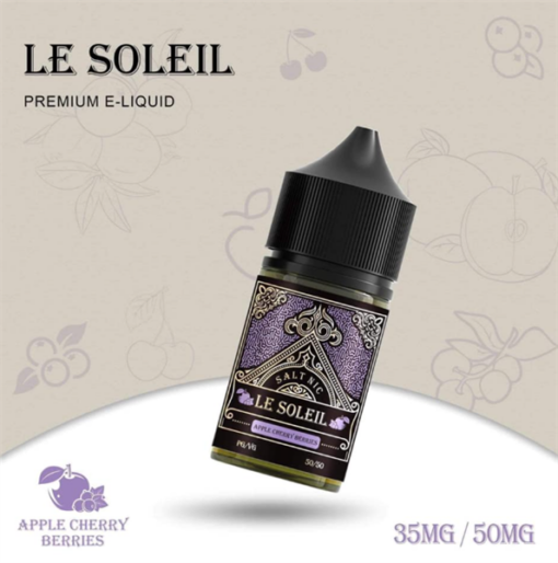 LE SOLEIL CHERRY BERRY APPLE-TÁO DÂU CHERRY LẠNH 30ML/50MG