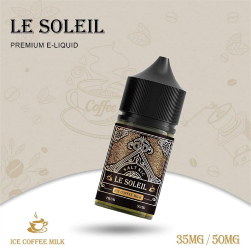 LE SOLEIL COFFEE MILK-CÀ PHÊ SỮA LẠNH 30ML/50MG