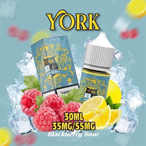 York Juice - Blackbery Sour ( Mâm Xôi Chanh Lạnh ) 30ML - 35MG