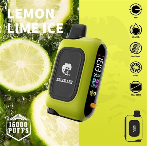 Juice Park Bruce Lee 15000 puffs - Lemon Lime Ice ( Chanh Lạnh ) 5%MG