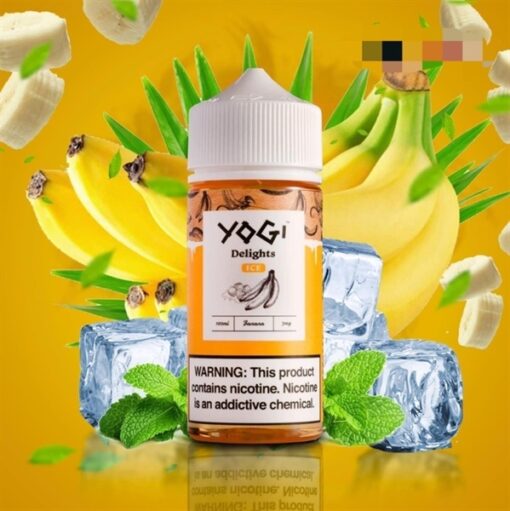 Yogi Delights Ice 100ML - Banana Ice - Chuối Lạnh - 6MG - Hình ảnh 2