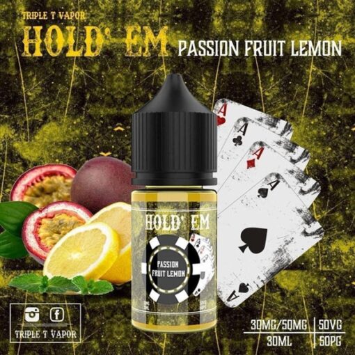 HOLD'EM PASSION FRUIT LEMON ( CHANH LEO CHANH LẠNH ) 30ML - 30MG