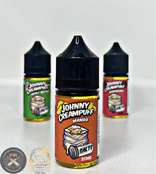 Salt Nic Johnny Creampuff 30ML - Mango (Bánh Su Kem, Xoài) - 35mg