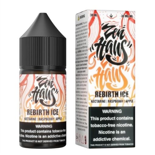 ZEN HAUS Rebirth Ice - Nectarine, Raspberry, Apple ( Xuân Đào, Mâm Xôi, Táo ) 30ML - 30MG