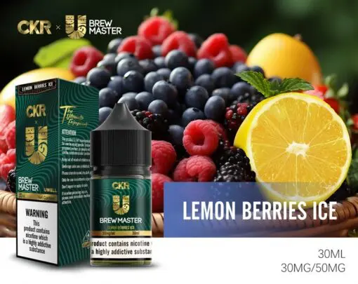 Uwell Brew Master - Lemon berries ice ( Chanh mix dâu rừng ) 30ML - 50MG