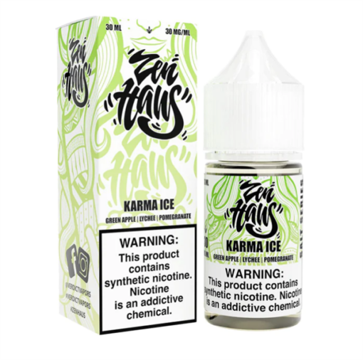 ZEN HAUS Karma Ice - Green Apple, Lychee, Pomegranate ( Táo, Vải, Lựu ) 30ML - 30MG