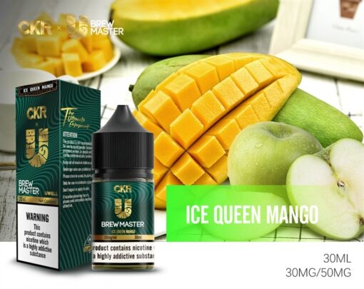 Uwell Brew Master - Ice queen mango ( Xoài xanh mix táo xanh ) 30ML - 50MG