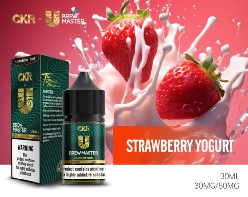 Uwell Brew Master - Strawberry Yogurt ( Sữa chua dâu ) 30ML - 30MG