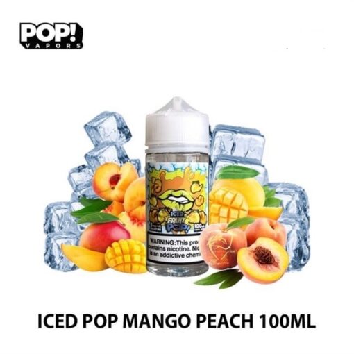 Iced Pop - Freebase - MANGO PEACH ( Xoài đào lạnh ) 100ML- 6MG