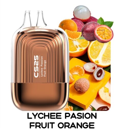 CS25 9000 Puffs 3% – Lychee Pasion Fruit Orange- Vải Chanh Dây Cam