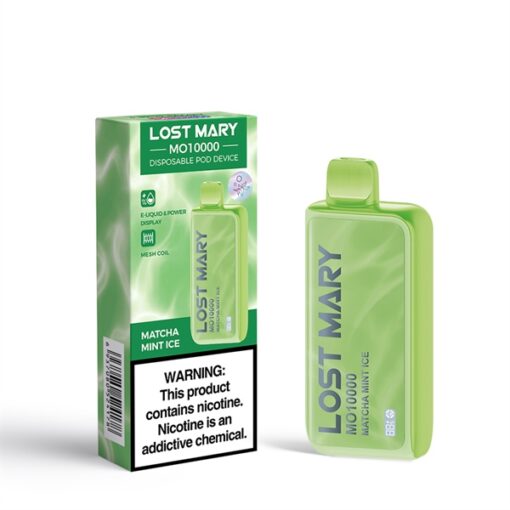 Lost Mary MO10000 Matcha Mint Ice - Trà Xanh Bạc Hà - 5%MG