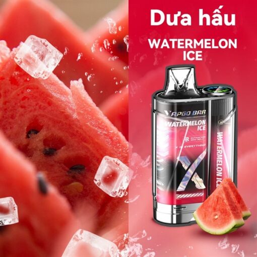 Vapgo Bar X Watermelon Ice ( Dưa hấu ) 12000 puffs - 5%MG