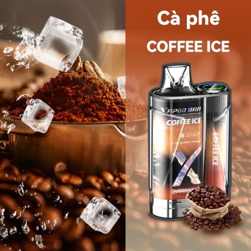 Vapgo Bar X Coffee Ice ( Cà Phê Lạnh ) 12000 puffs - 5%MG