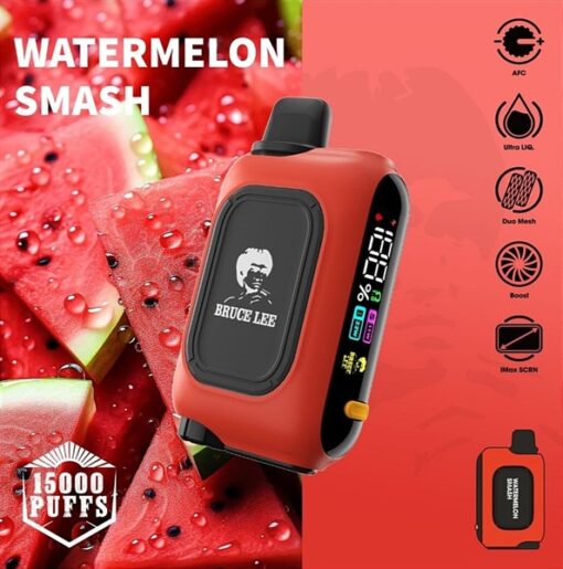 Juice Park Bruce Lee 15000 puffs - Watermelon Smash ( Dưa Hấu ) 5%MG