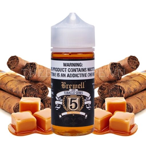 Brewell Tobacco Series – Xì Gà Caramel - SaltNic 100ML- 3MG