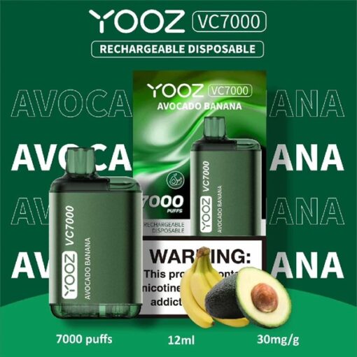 YOOZ VC7000 Avocado Banana - Bơ chuối - 30MG