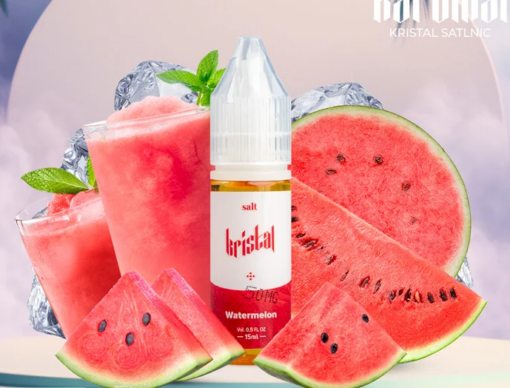 Salt Nic Malay - Kardinal Kristal 15ML - Watermelon - Dưa Hấu Lạnh - 50MG