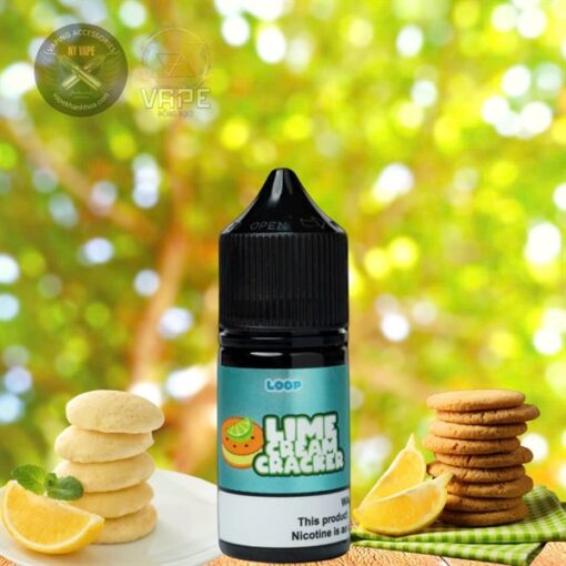 Salt LOOP Lime Cream Cracker - Bánh Quy Kem Chanh 30ML 50MG