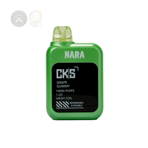 CKS NARA 10000 Puffs - Grape Gummy - Kẹo Nho Lạnh - 3%MG