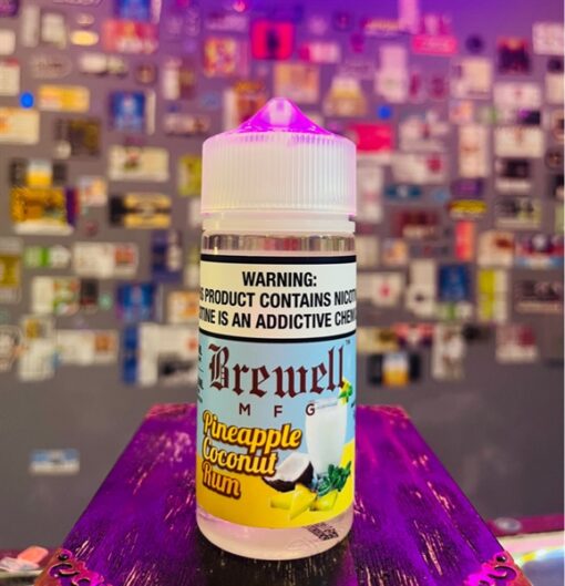 Brewell MFG 100ML - Pineapple Coconut Rum - Rượu Rum Dứa Dừa Lạnh - 3MG