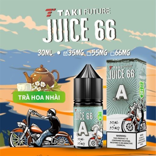 Taki Juice 66 - Jasmine Tea ( Trà hoa nhài ) Salt Nic 30ML - 35MG