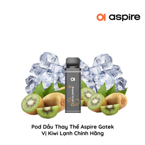 Pod Dầu Thay Thế Aspire Gotek X S - Sweet Kiwi - Kiwi Lạnh - 50MG