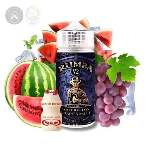 Rumba V2 6MG 100ML - Watermelon Grape Yakult - Dưa Hấu Nho Yakult Lạnh