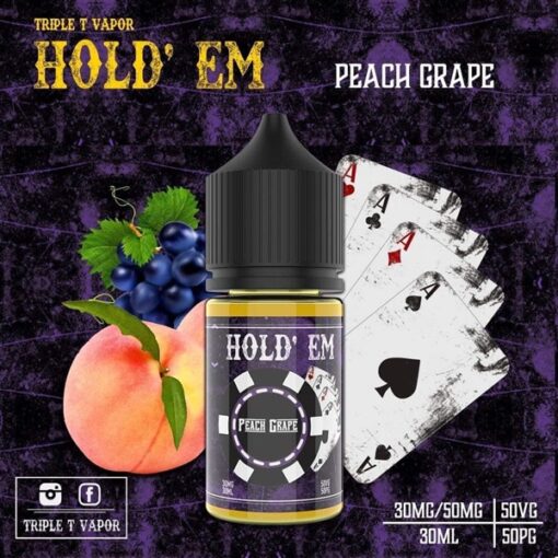 HOLD'EM PEACH GRAPE ( NHO ĐÀO LẠNH ) 30ML - 50MG