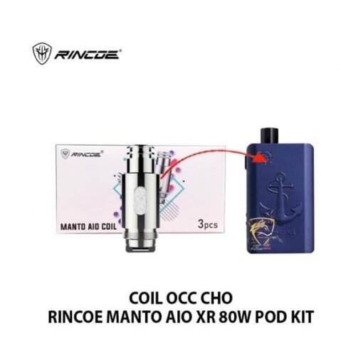 Occ Pod System Rincoe Manto AIO 80W - Manto XR 80W - JellyBox 80W & 228W - Mesh Coil 0.3 OHM