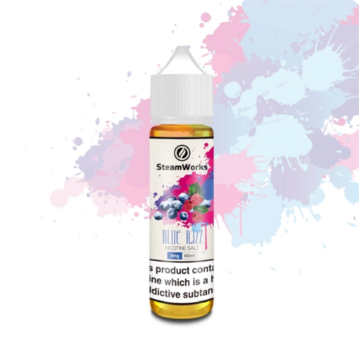 Steamworks 60ML - Blue Razz - Mâm Xôi Việt Quất Lạnh - 12MG