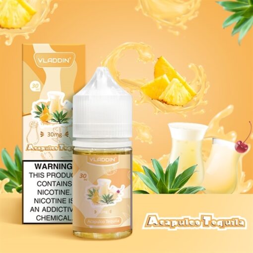 Vladdin Salt Nic Acapulco Tequila - ( Rượu Tequila mix rượu rum trắng, nước ép bưởi đào ) 30ML - 50MG