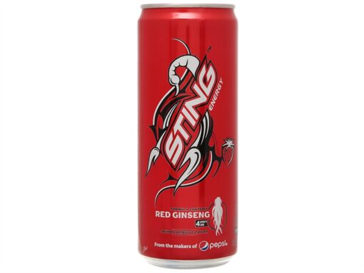 Nước tăng lực Sting hương dâu tây đỏ chai 330ml