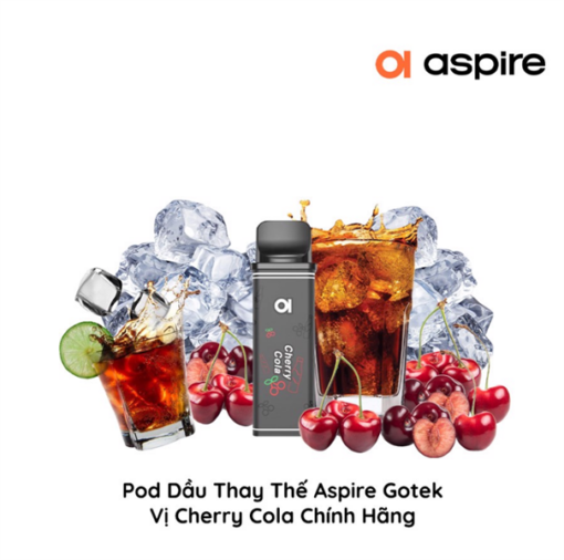 Pod Dầu Thay Thế Aspire Gotek X S - Cherry Cola - Cherry Coca - 30MG