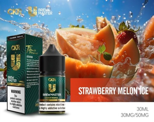 Uwell Brew Master - Strawberry melon ice ( Dưa hấu dâu ) 30ML - 50MG