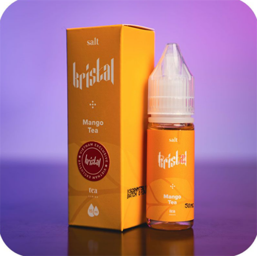 Salt Nic Malay - Kardinal Kristal 15ML - Mango Tea - Trà Ô Long Xoài Lạnh - 50MG