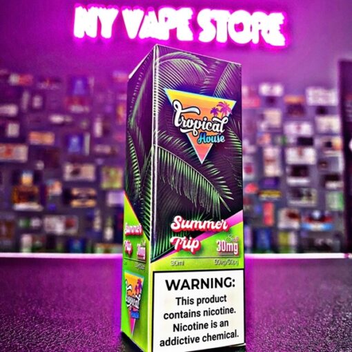 Salt Nic Tropical House - Summer Trip - Dâu Kiwi Vải - 30MG - 30ML