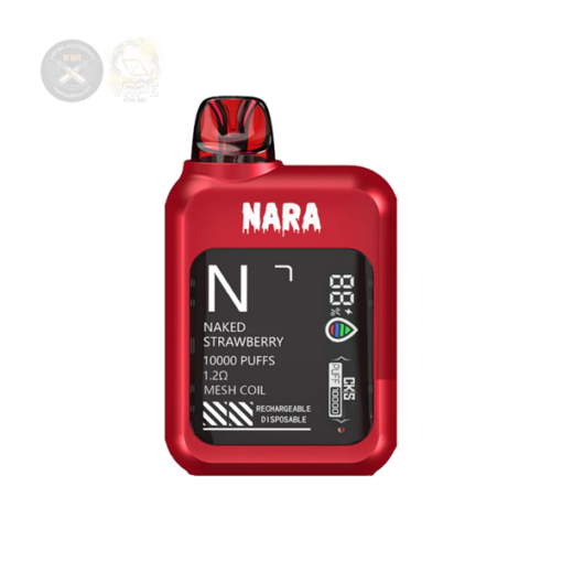 CKS NARA 10000 Puffs - Naker Strawberry - Dâu Lạnh - 3%MG
