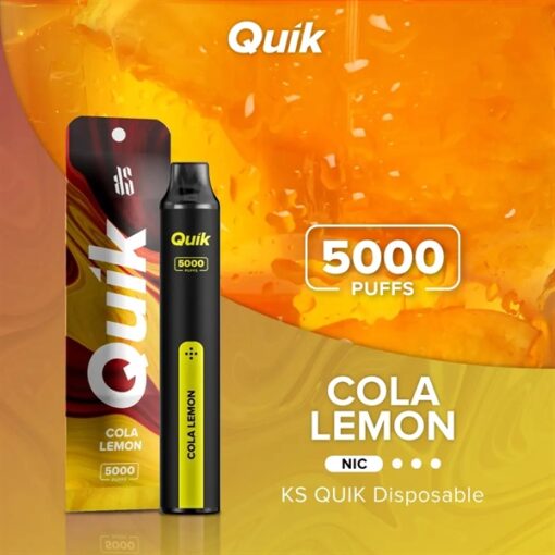 Quik 5000 Hơi Pod 1 Lần - Cola lemon ( Chanh cola ) 3%mg