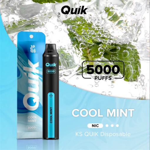 Quik 5000 Hơi Pod 1 Lần - Coolmint ( Bạc hà ) 3%mg