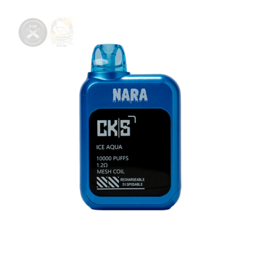 CKS NARA 10000 Puffs - Ice Aqua - Soda Khoáng Lạnh - 3%MG