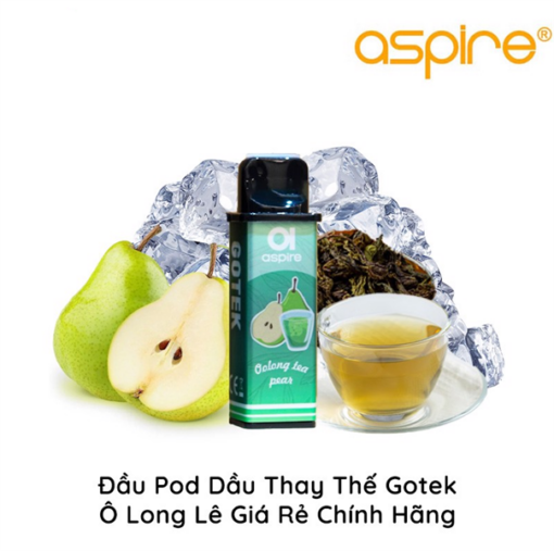 Pod Dầu Thay Thế Aspire Gotek X S - Oolong Tea Pear - Trà Ô Long Lê Lạnh - 30MG