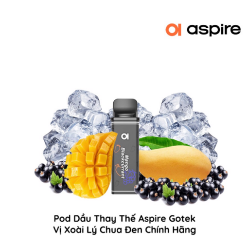 Pod Dầu Thay Thế Aspire Gotek X S - Mango BlackCurrant - Xoài Lý Chua Đen - 30MG