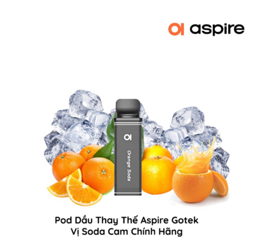 Pod Dầu Thay Thế Aspire Gotek X S - Orange Soda - Soda Cam - 30MG