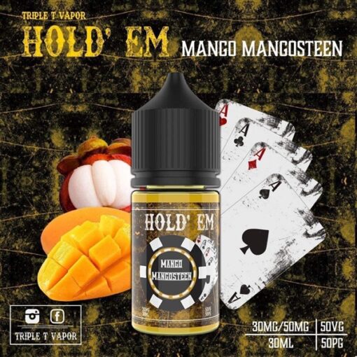 HOLD'EM MANGO MANGOSTEEN (MĂNG CỤT XOÀI LẠNH) 30ML - 30MG