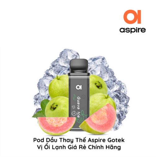 Pod Dầu Thay Thế Aspire Gotek X S- Guava Ice - Ổi Lạnh - 30MG