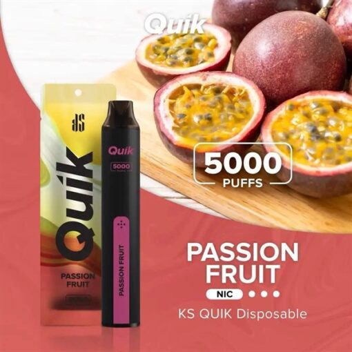 Quik 5000 Hơi Pod 1 Lần - Passion Fruit ( Chanh Dây ) 3%mg