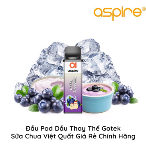 Pod Dầu Thay Thế Aspire Gotek X S - Blueberry Yogurt - Sữa Chua Việt Quất Lạnh - 30MG