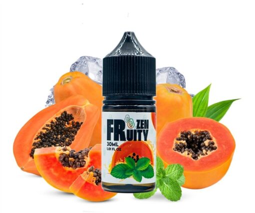 Salt Nic Frozen Fruity 30ML - Papaya Spearmint - Đu Đủ Bạc Hà - 30MG