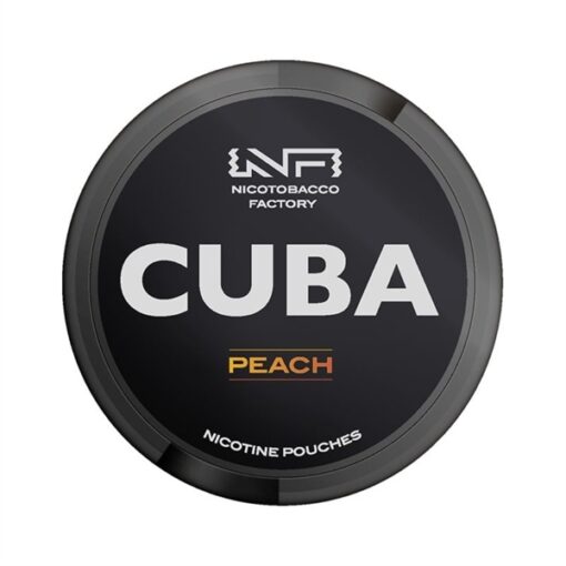 CUBA Nicotine Pouches Peach ( Đào ) Slim Strong ) - 43mg/pouch(66mg/g)